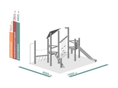 ДЕТСКИЙ ИГРОВОЙ КОМПЛЕКС ЭКО 07