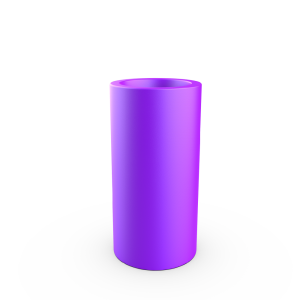 Кашпо BERKANO Cilindro 80 DB Snow White 2025 г.