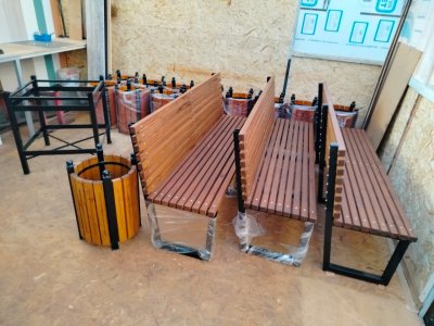 Лавочка деревянная парковая Сиена 2026 г.