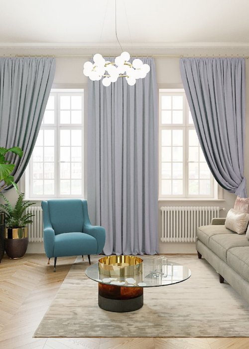 Классические шторы для отелей