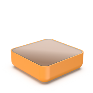 Стол BERKANO Grace с стеклом Snow White 2025 г.