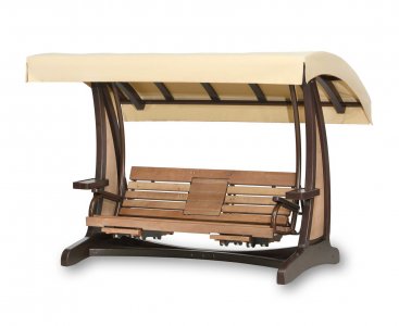 Дачные деревянные качели &quot;Валенсия III&quot; Классик 2025 г.