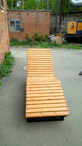 Лежак деревянный Фиджи 2026 г.