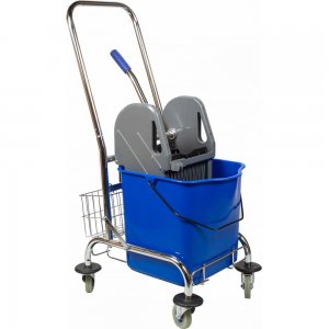 Тележка одноведёрная 1x25л, с отжимом, ручкой и сеткой ТУ 9.2 2025 г.