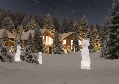 Светильник Fox Snow White Light 2025 г.