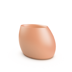 Кашпо BERKANO Bend 80 Snow White 2025 г.