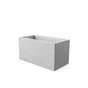 Кашпо BERKANO Cubric 40*100 Snow White 2025 г.