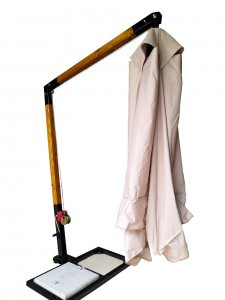 Зонт с боковой деревянной опорой. Малый Помор. Размер купола 3х3 м. 2025 г.