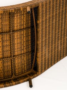 Шезлонг-лежак плетеный КРЫМ 2025 г.