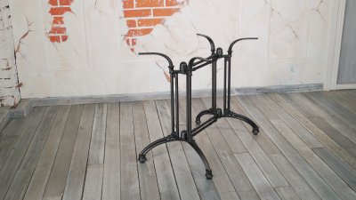 ПОДСТОЛЬЕ ЧУГУННОЕ ЧЕРНОЕ, ДЛЯ РЕСТОРАНА, ЛИТОЕ, СЕРИЯ IMPERO, АРТ. 3072