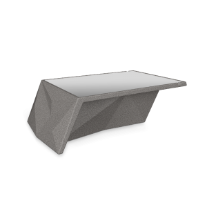 Стол BERKANO Quaro со стеклом Snow White 2025 г.