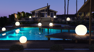 Шар Orby 40 Snow White Light 2025 г.