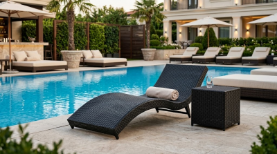 Шезлонг-лежак плетеный КРЫМ 2025 г.