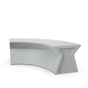 Скамейка BERKANO X-seat Arc Snow White