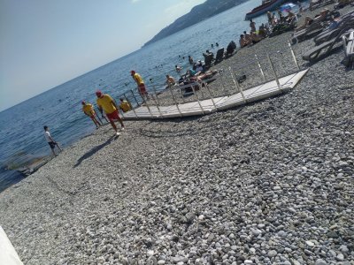 Пандус для купания (пандус для входа в воду) 2025 г.