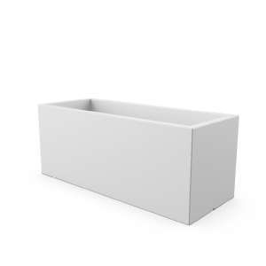 Кашпо BERKANO Cubric 25*60 Snow White 2025 г.