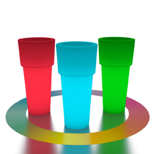 Кашпо BERKANO Ray 100 Snow White 2025 г.