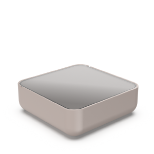 Стол BERKANO Grace с стеклом Snow White 2025 г.