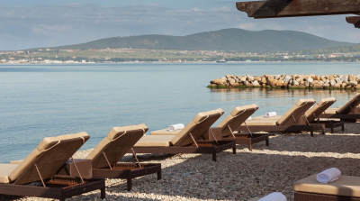 Шезлонг пляжный из искусственного ротанга ОЛЬХОН  2026 г.