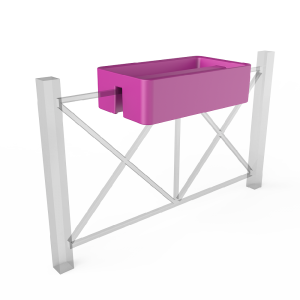 Кашпо BERKANO Vittorio Fence 28 DB Snow White 2025 г.