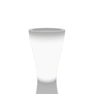 Кашпо BERKANO Vetro 80 Snow White 2025 г.