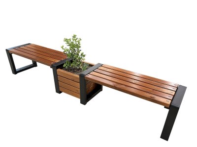 Лавка Бонжур с цветочницей 2026 г.