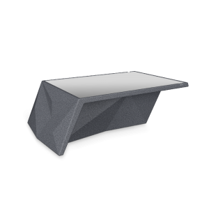 Стол BERKANO Quaro со стеклом Snow White 2025 г.