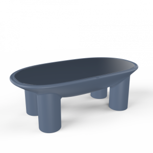 Стол BERKANO SLON со стеклом Snow White 2025 г.