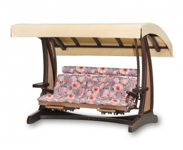 Дачные деревянные качели &quot;Валенсия III&quot; Классик 2025 г.