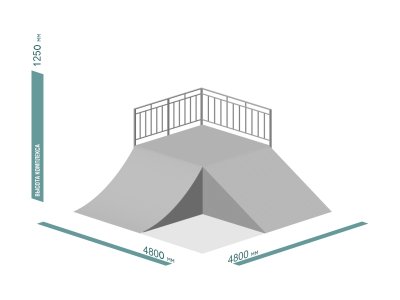 ЭЛЕМЕНТ ДЛЯ СКЕЙТ-ПЛОЩАДКИ 06 START BOX