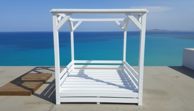 БЕЛАЯ ДЮНА Беседка пляжная, 2080х2080х2230 мм, Россия, Беседка Цена 2026 г.