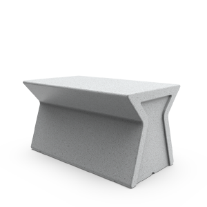 Скамейка BERKANO X-seat Line Snow White