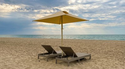 Шезлонг пляжный из искусственного ротанга ОЛЬХОН  2026 г.