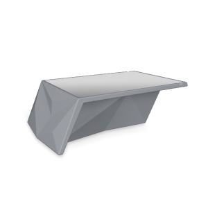 Стол BERKANO Quaro со стеклом Snow White 2025 г.