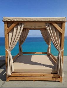 ОРЕХОВАЯ ДЮНА Беседка пляжная, 2080х2080х2230 мм, Россия, Беседка Цена 2026 г.