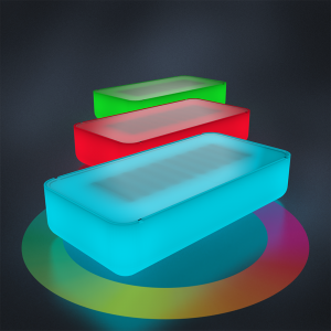 Стол BERKANO Grace средний со стеклом Snow White 2025 г.