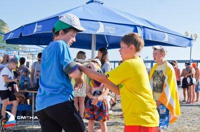Зонты нашего производства в детском лагере Смена