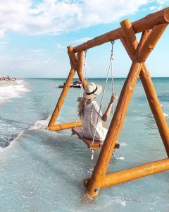 ДЕРЕВЯННЫЕ ПЛЯЖНЫЕ КАЧЕЛИ