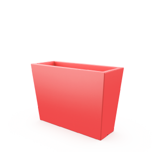 Кашпо BERKANO Trapezio 70H DB Snow White 2025 г.