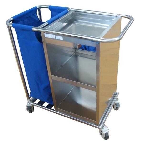 Тележка для горничных из нержавейки, ТН 12 2024 г.