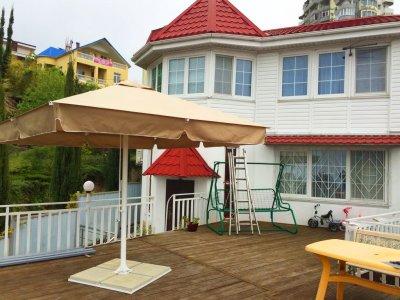 Пляжный зонт Фаэтон. Зонт телескопического сложения 3х3 м., квадратный с центральной стойкой. 2025 г.