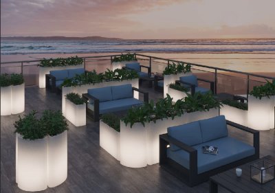 Кашпо BERKANO Vittorio 53 DB Snow white 2025 г.