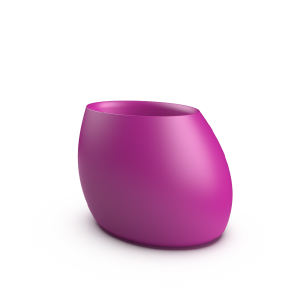 Кашпо BERKANO Bend 80 Snow White 2025 г.