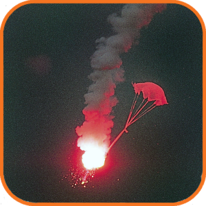 Ракета бедствия парашютная ПРБ-40, красного огня 2025 г.