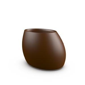 Кашпо BERKANO Bend 80 Snow White 2025 г.