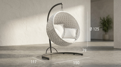 Плетеное кресло из искусственного ротанга ЭГА