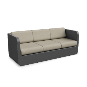 Диван BERKANO Grace с подушками Snow White / Bone Brown 2025 г.