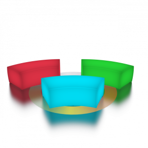 Скамья BERKANO Track Arc Snow White 2025 г.