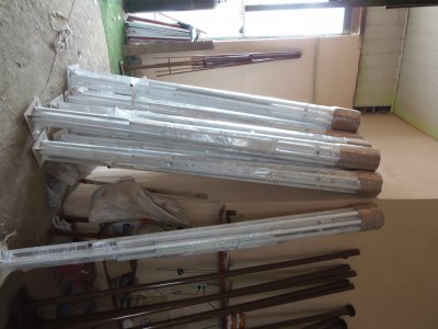 Большой пляжный телескопический зонт Альбатрос. 4х4 м., квадратный. 2025 г.