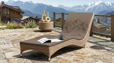 Шезлонг-лежак плетеный БЕРИНГ 2026 г.